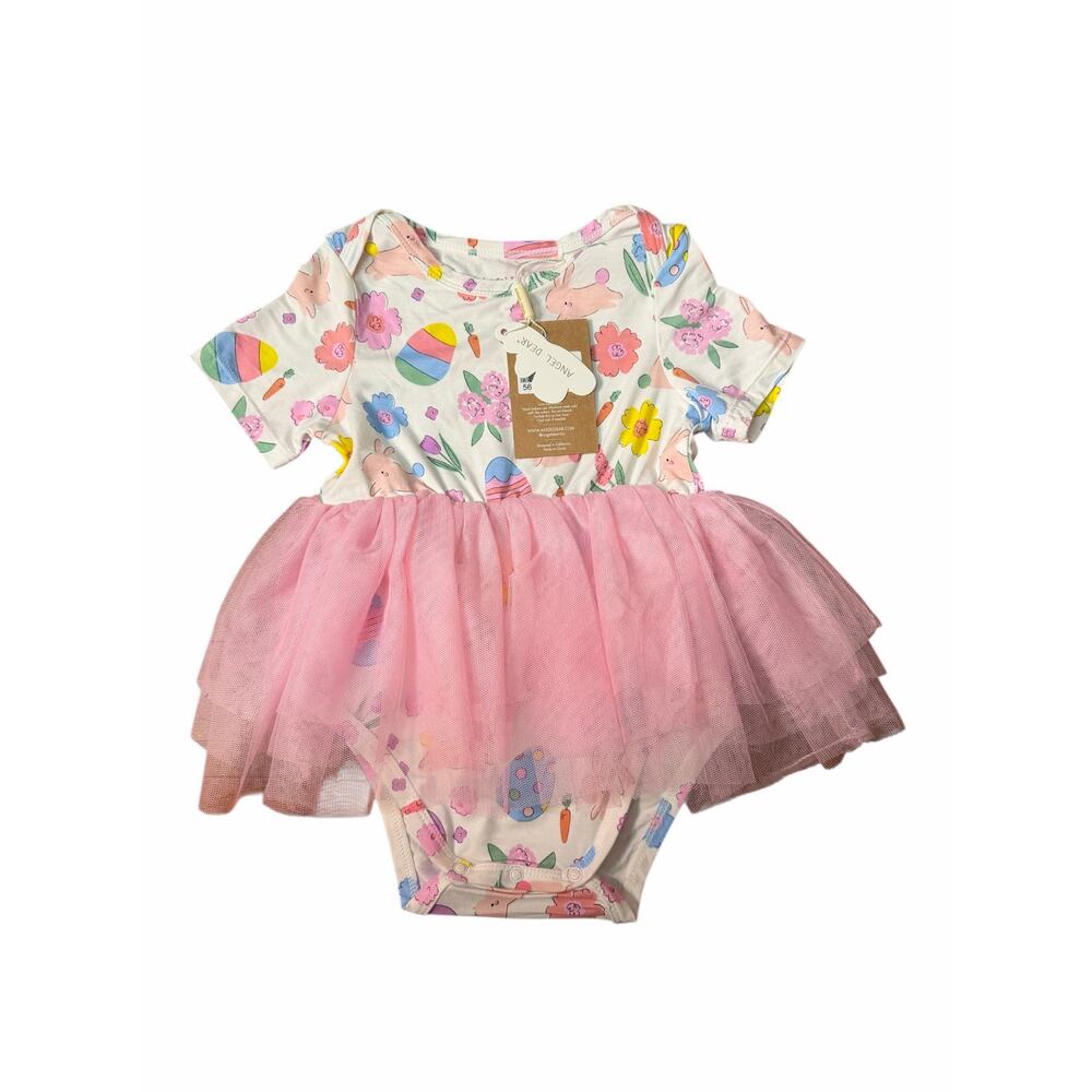 Angel Dear Bunnies Twirly Tutu Bodysuit Dress